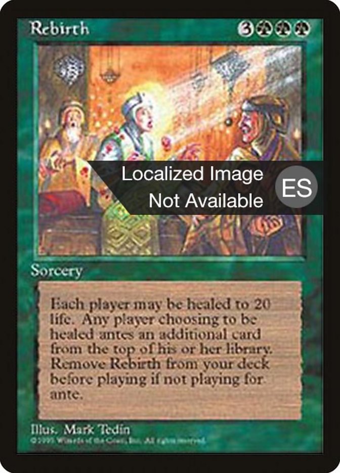 Rebirth [Fourth Edition (Foreign Black Border)] | Play N Trade Winnipeg