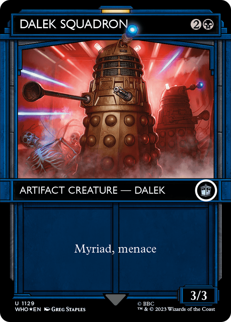 Dalek Squadron (Showcase) (Surge Foil) [Doctor Who] | Play N Trade Winnipeg