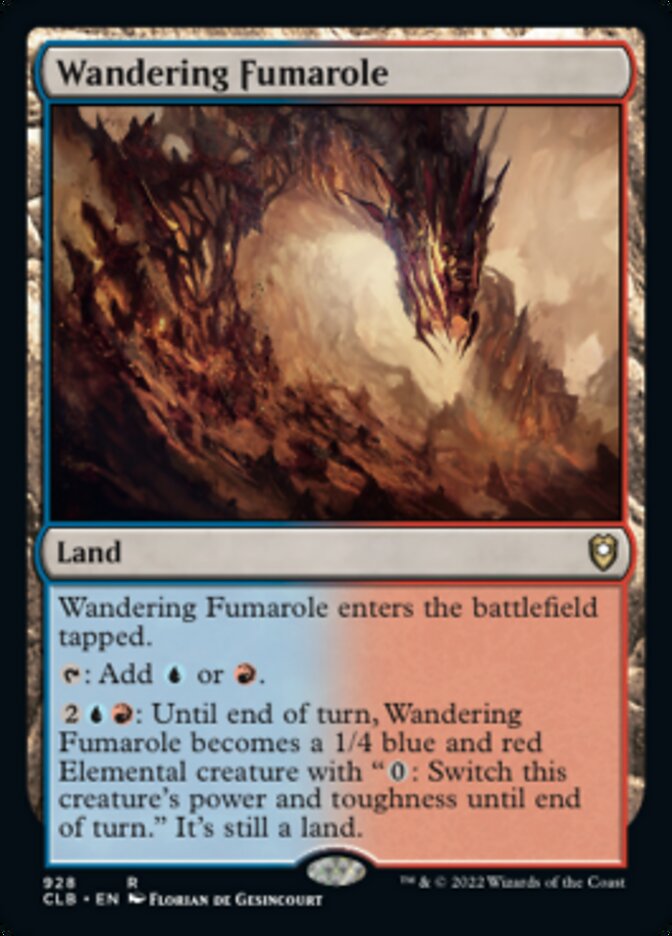 Wandering Fumarole [Commander Legends: Battle for Baldur's Gate] | Play N Trade Winnipeg