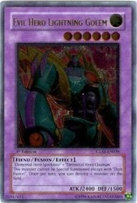 Evil Hero Lightning Golem (UTR) [GLAS-EN039] Ultimate Rare | Play N Trade Winnipeg