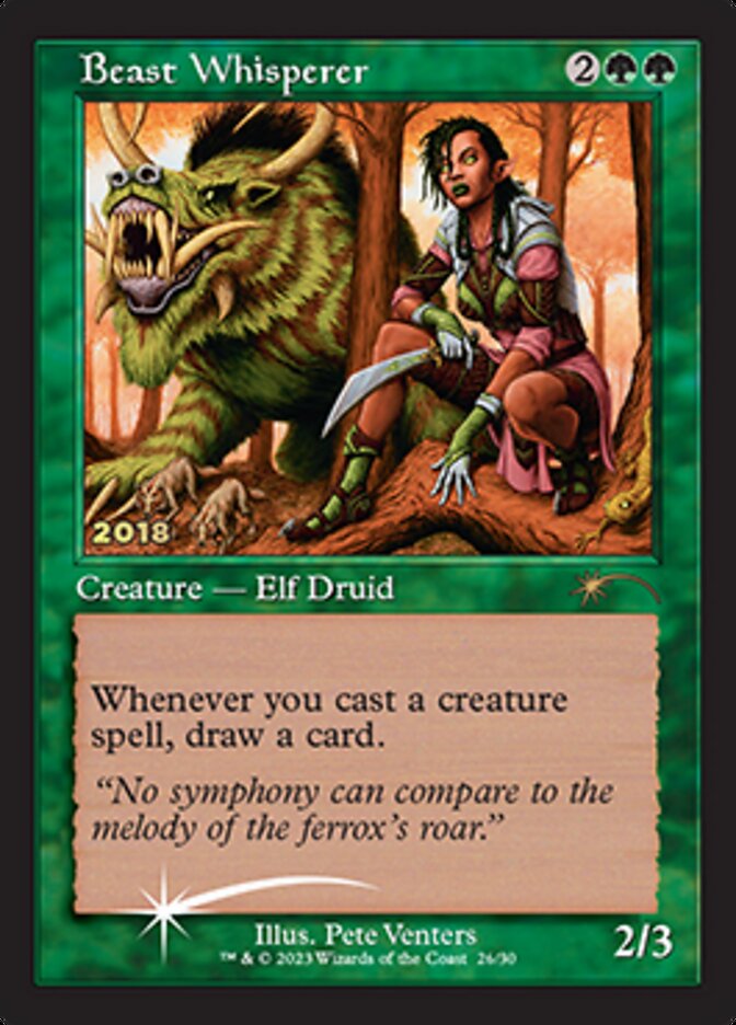 Beast Whisperer [30th Anniversary Promos] | Play N Trade Winnipeg