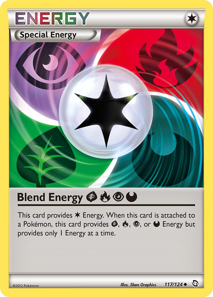 Blend Energy GrassFirePsychicDarkness (117/124) [Black & White: Dragons Exalted] | Play N Trade Winnipeg