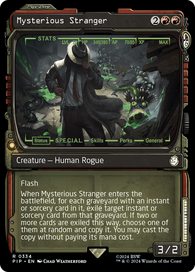 Mysterious Stranger (Showcase) [Fallout] | Play N Trade Winnipeg