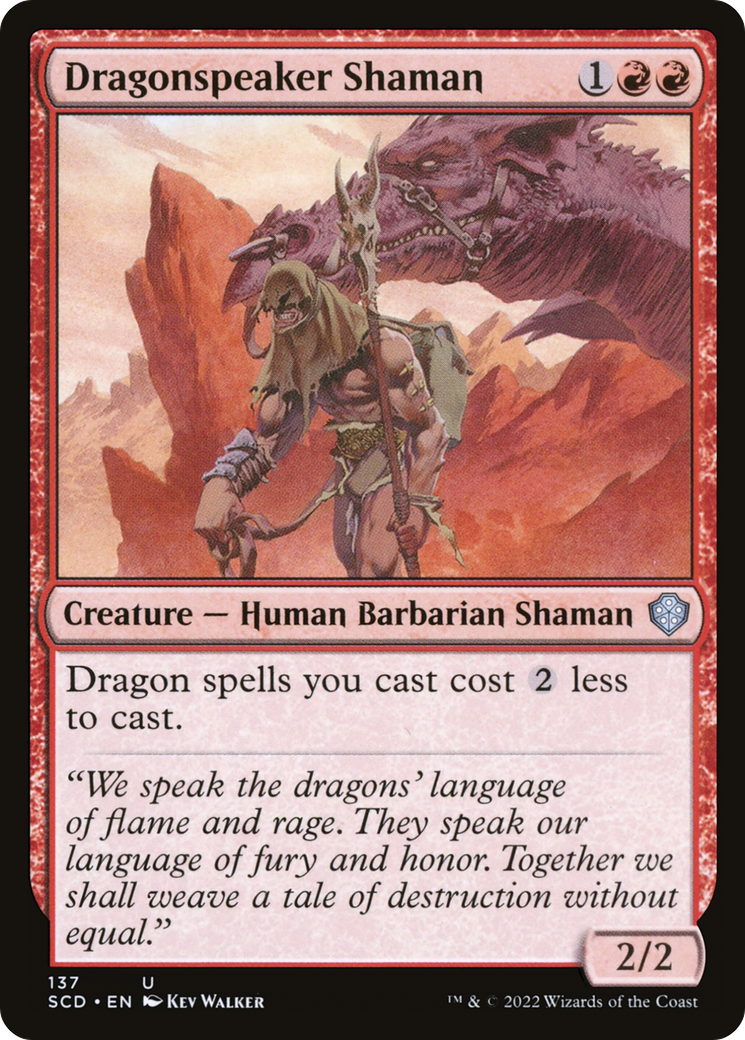 Dragonspeaker Shaman [Starter Commander Decks] | Play N Trade Winnipeg