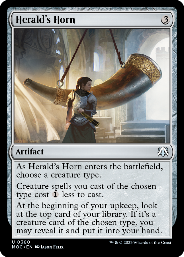 Herald's Horn [March of the Machine Commander] | Play N Trade Winnipeg