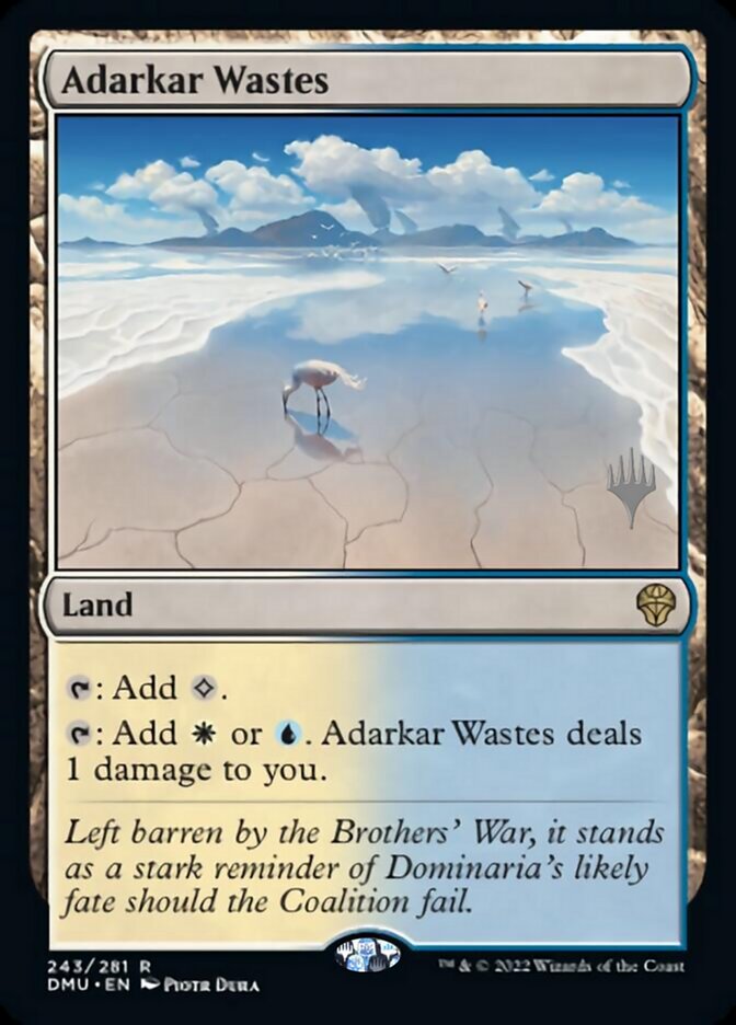 Adarkar Wastes (Promo Pack) [Dominaria United Promos] | Play N Trade Winnipeg