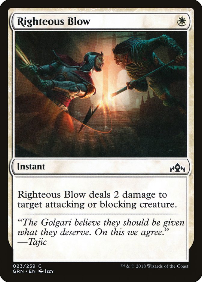 Righteous Blow [Guilds of Ravnica] | Play N Trade Winnipeg