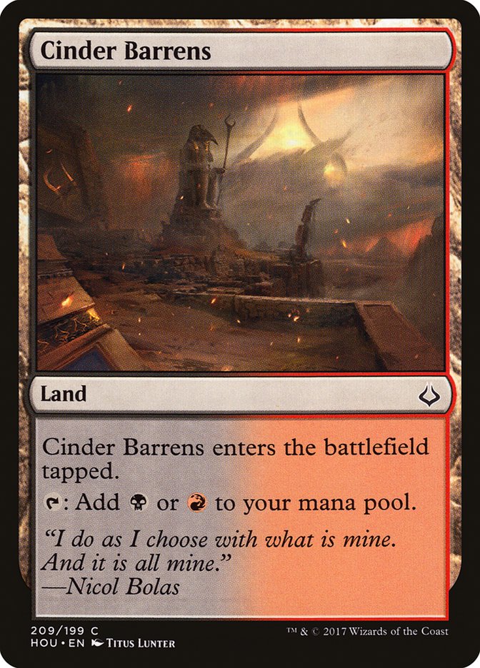 Cinder Barrens [Hour of Devastation] | Play N Trade Winnipeg