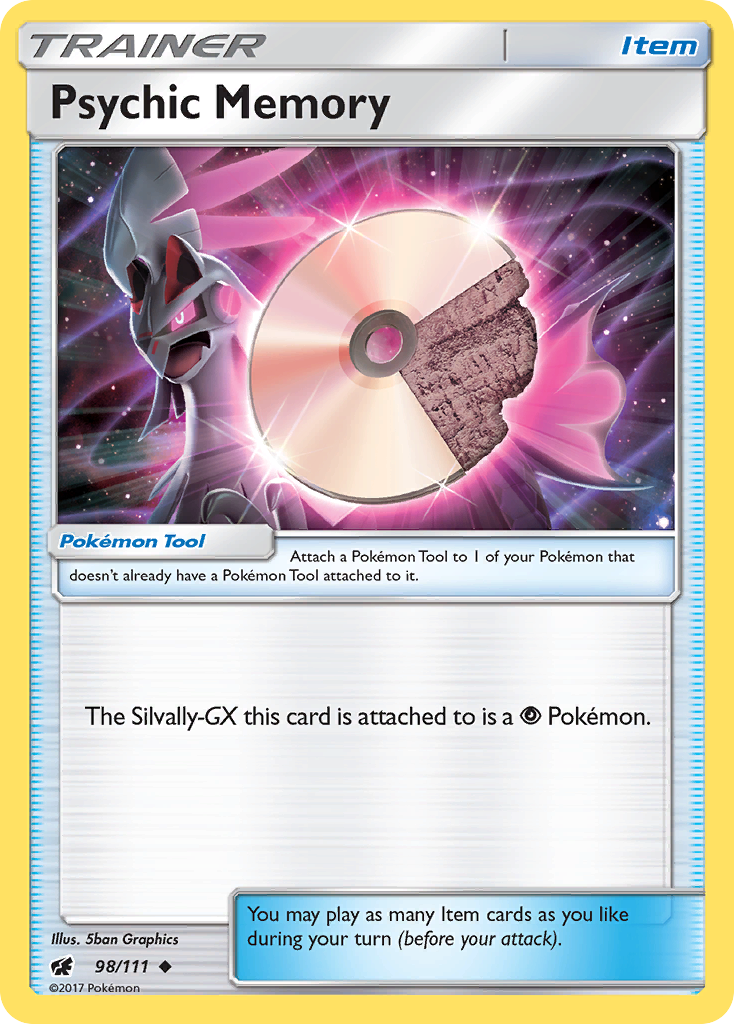 Psychic Memory (98/111) [Sun & Moon: Crimson Invasion] | Play N Trade Winnipeg