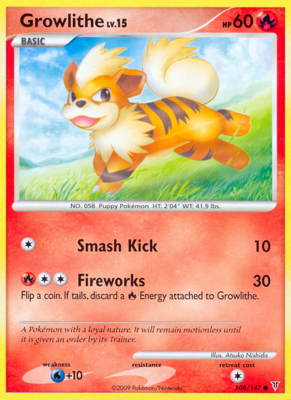 Growlithe (108/147) [Platinum: Supreme Victors] | Play N Trade Winnipeg