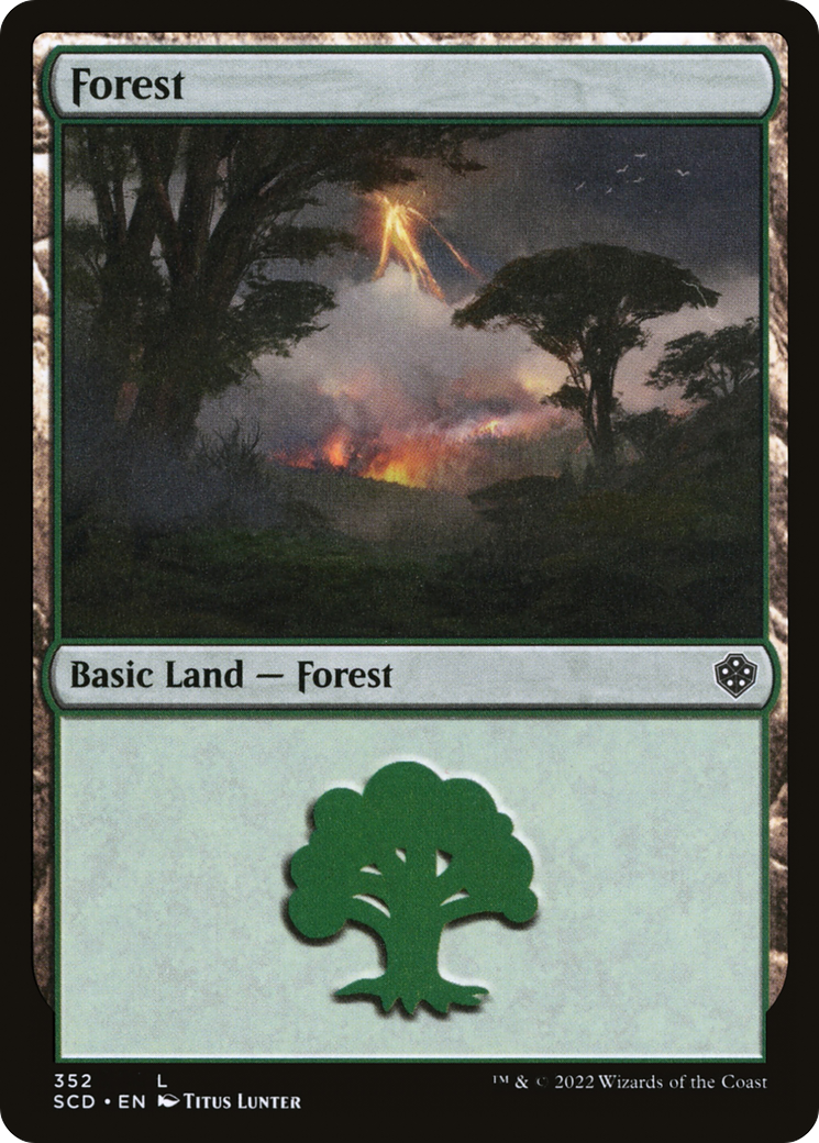 Forest (352) [Starter Commander Decks] | Play N Trade Winnipeg