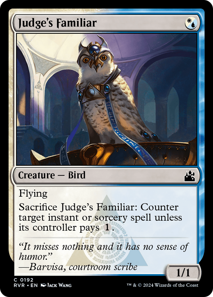 Judge's Familiar [Ravnica Remastered] | Play N Trade Winnipeg