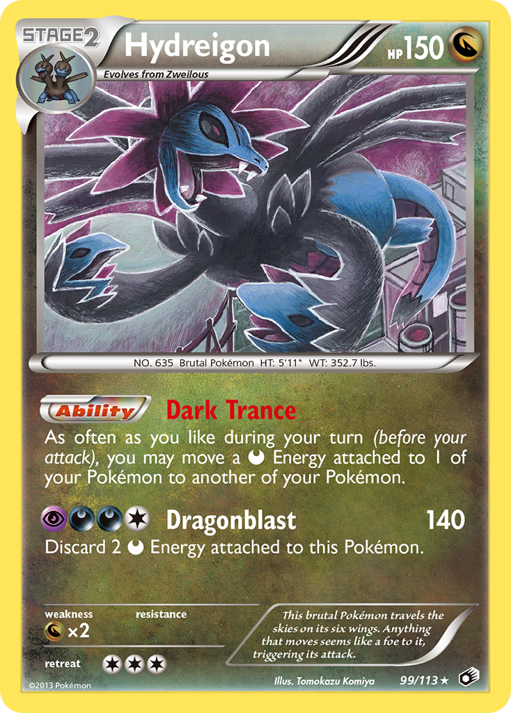 Hydreigon (99/113) [Black & White: Legendary Treasures] | Play N Trade Winnipeg