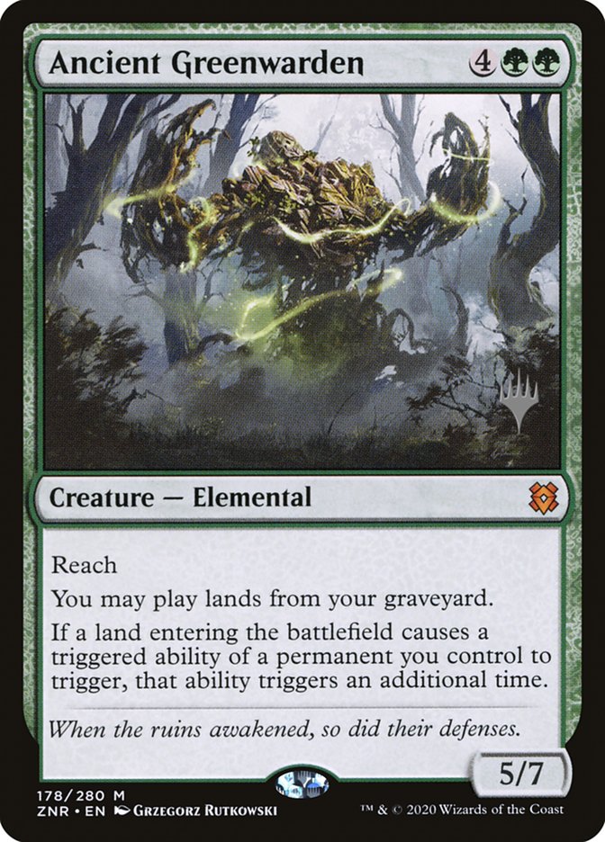 Ancient Greenwarden (Promo Pack) [Zendikar Rising Promos] | Play N Trade Winnipeg