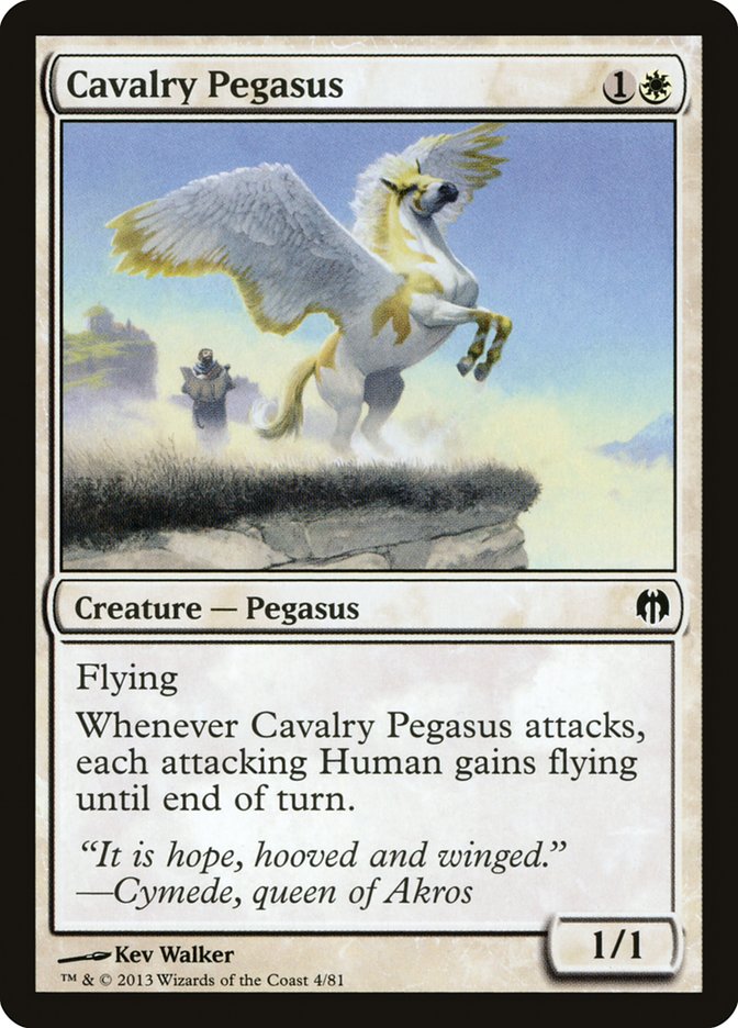 Cavalry Pegasus [Duel Decks: Heroes vs. Monsters] | Play N Trade Winnipeg