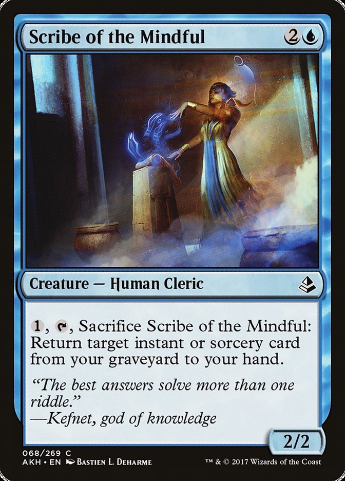 Scribe of the Mindful [Amonkhet] | Play N Trade Winnipeg