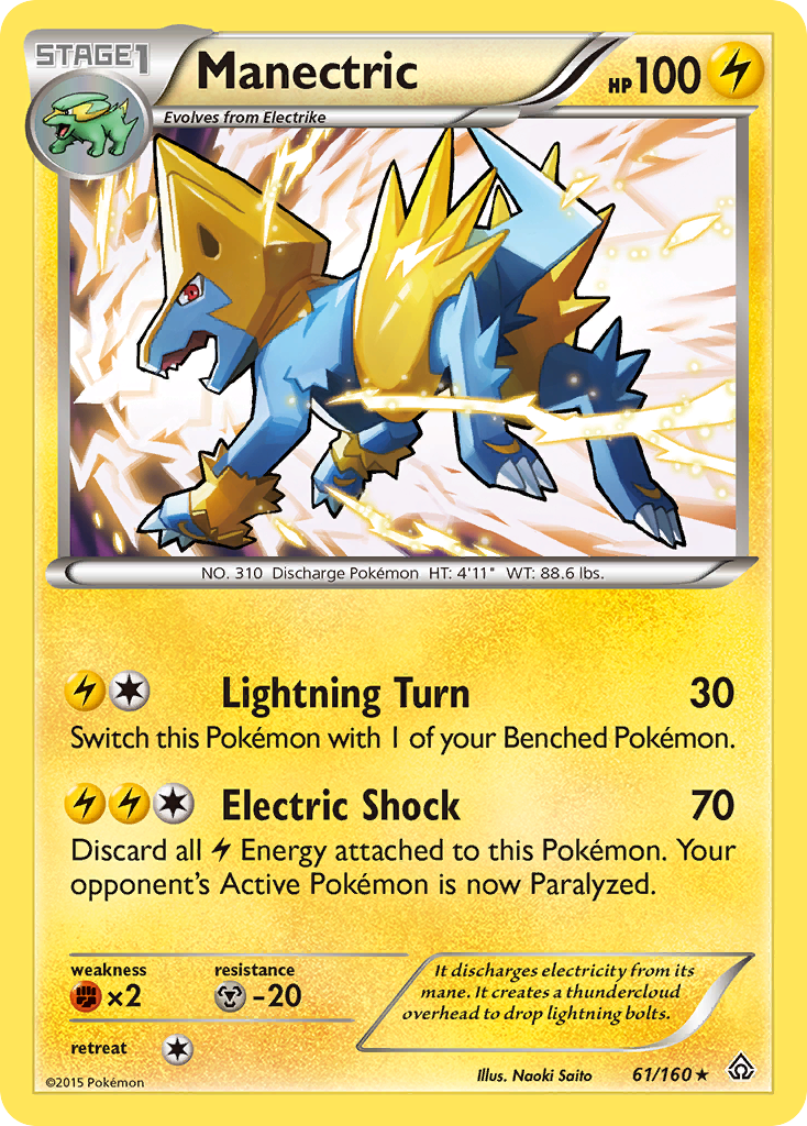 Manectric (61/160) [XY: Primal Clash] | Play N Trade Winnipeg