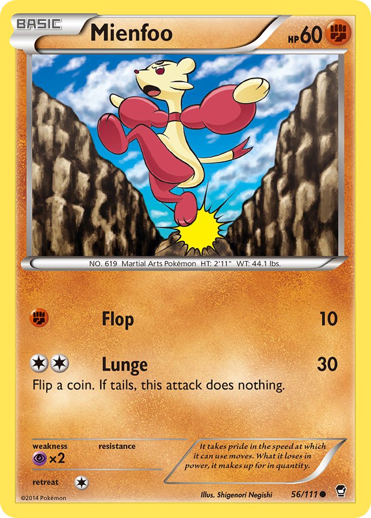 Mienfoo (56/111) [XY: Furious Fists] | Play N Trade Winnipeg