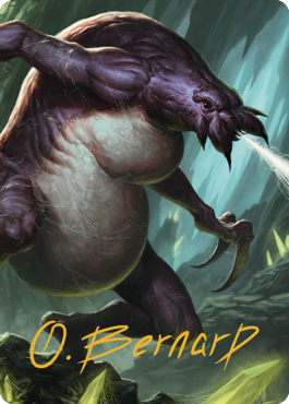 Ettercap Art Card (Gold-Stamped Signature) [Commander Legends: Battle for Baldur's Gate Art Series] | Play N Trade Winnipeg