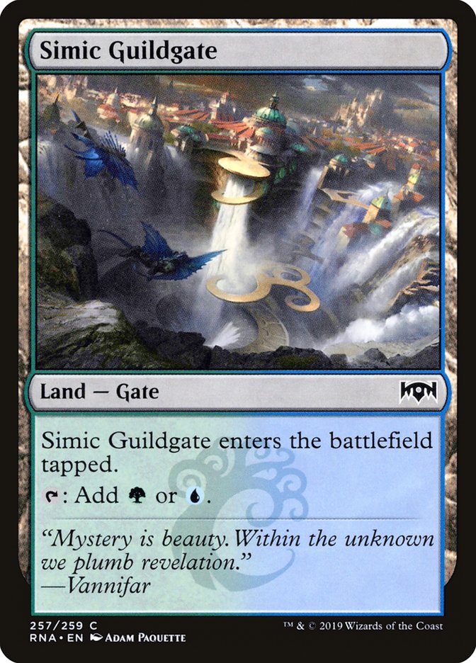 Simic Guildgate (257/259) [Ravnica Allegiance] | Play N Trade Winnipeg