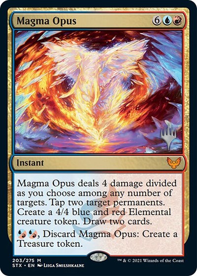 Magma Opus (Promo Pack) [Strixhaven: School of Mages Promos] | Play N Trade Winnipeg