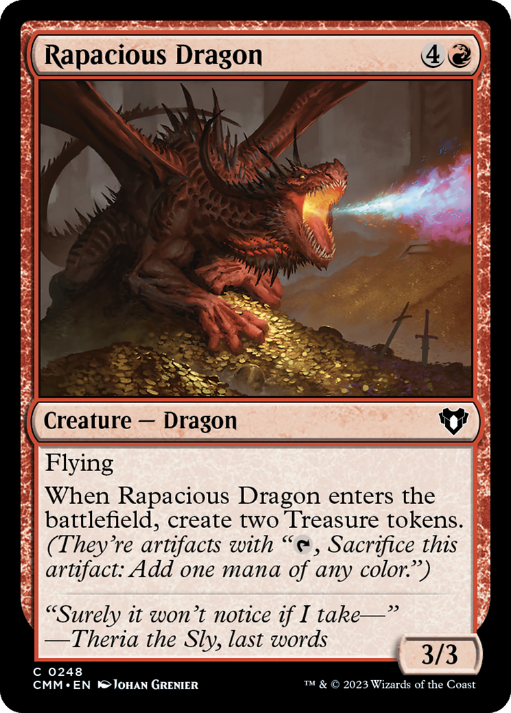 Rapacious Dragon [Commander Masters] | Play N Trade Winnipeg
