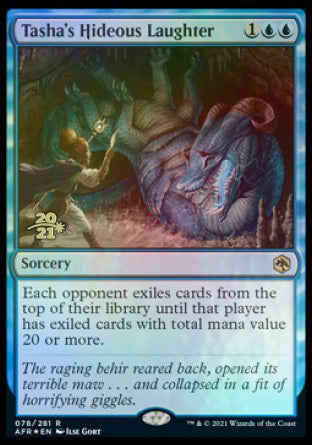 Tasha's Hideous Laughter [Dungeons & Dragons: Adventures in the Forgotten Realms Prerelease Promos] | Play N Trade Winnipeg