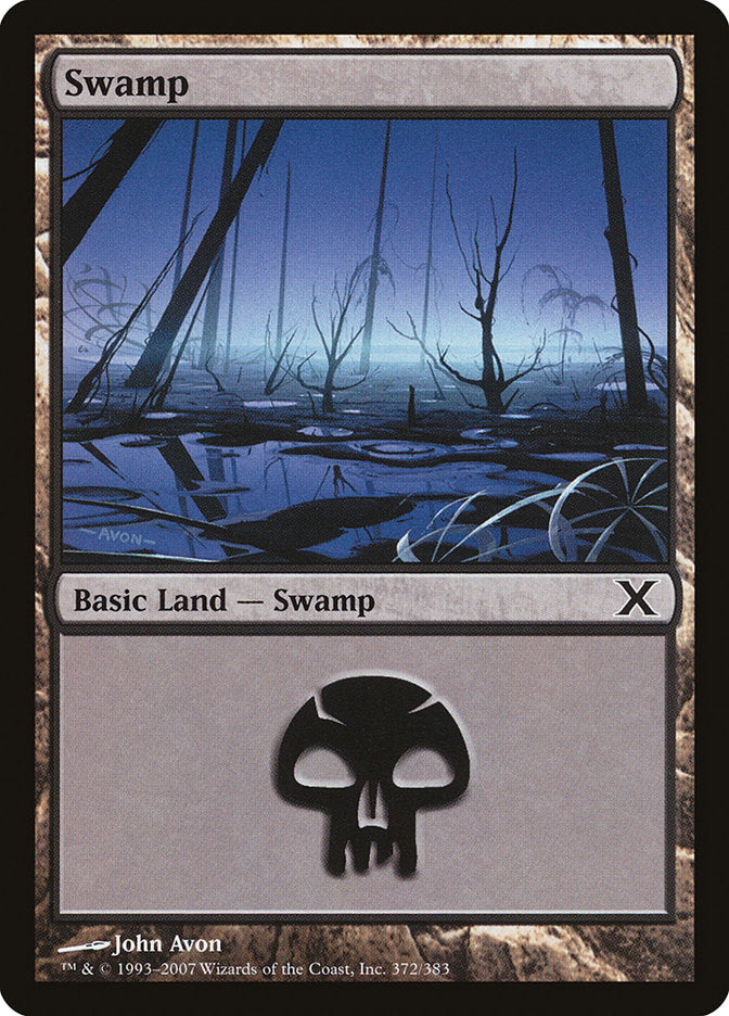 Swamp (372) [Tenth Edition] | Play N Trade Winnipeg