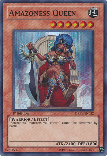 Amazoness Queen [DREV-EN032] Super Rare | Play N Trade Winnipeg