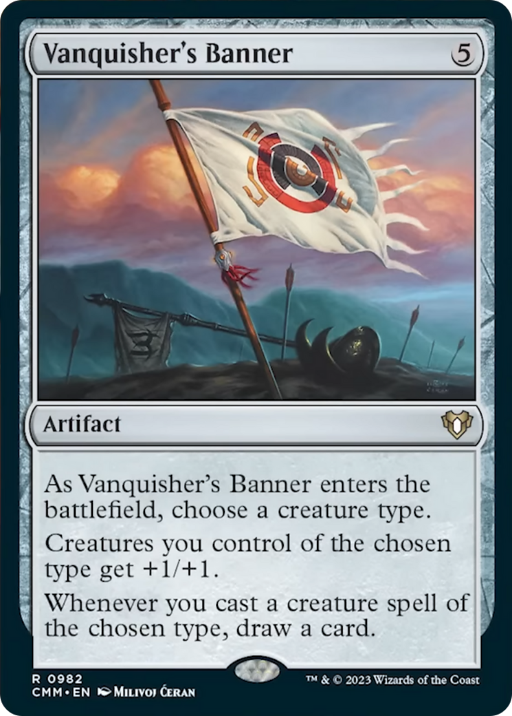 Vanquisher's Banner [Commander Masters] | Play N Trade Winnipeg