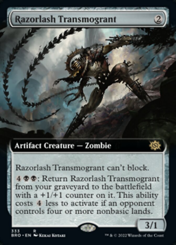 Razorlash Transmogrant (Extended Art) [The Brothers' War] | Play N Trade Winnipeg