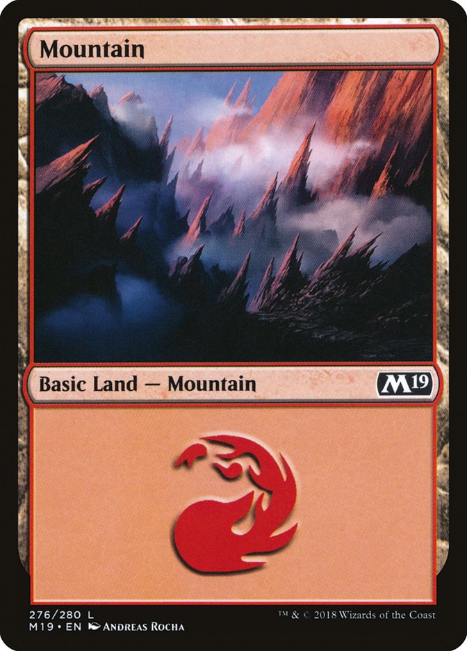 Mountain (276) [Core Set 2019] | Play N Trade Winnipeg