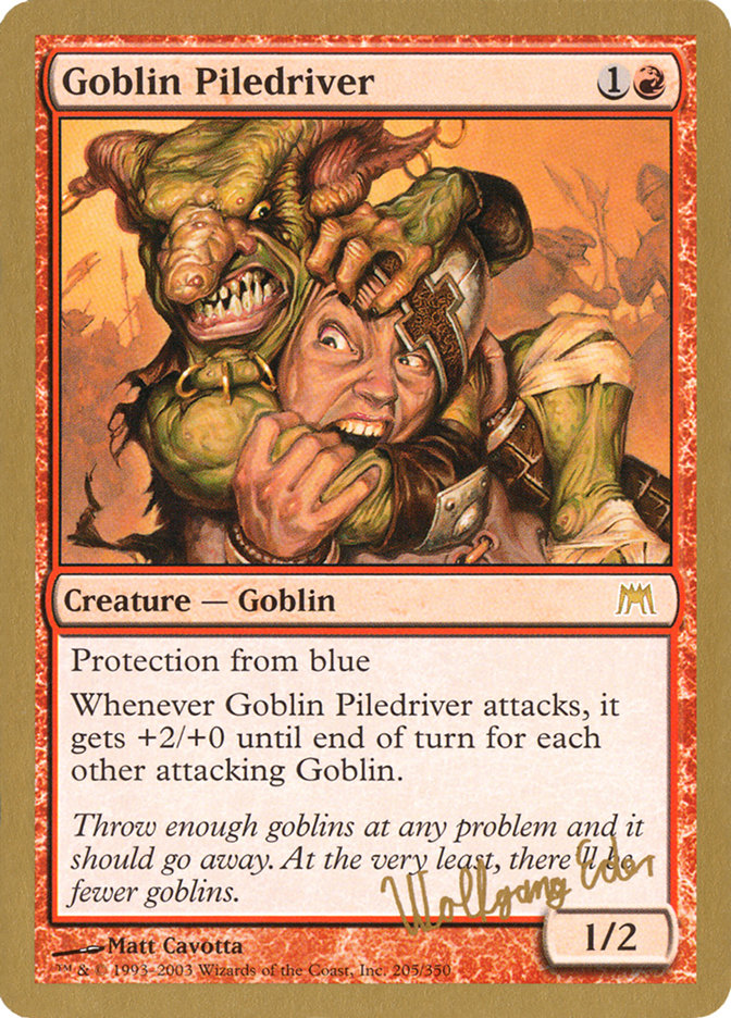 Goblin Piledriver (Wolfgang Eder) [World Championship Decks 2003] | Play N Trade Winnipeg