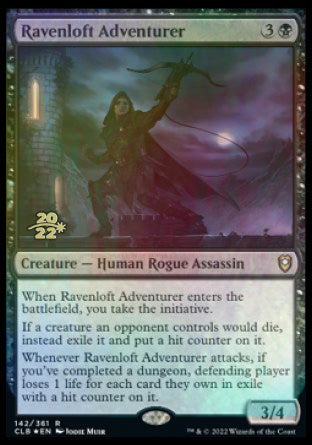 Ravenloft Adventurer [Commander Legends: Battle for Baldur's Gate Prerelease Promos] | Play N Trade Winnipeg
