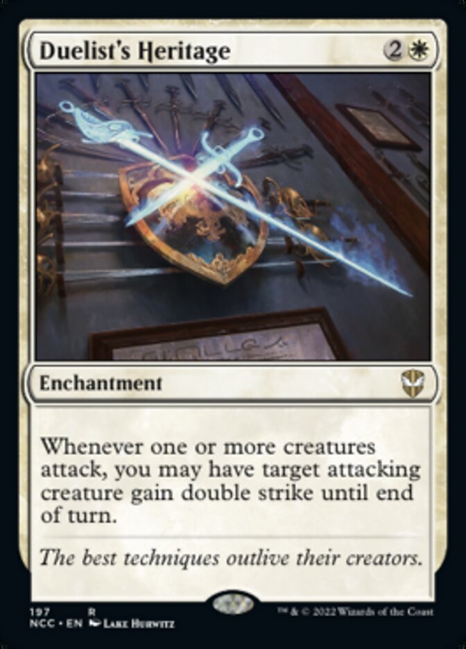 Duelist's Heritage [Streets of New Capenna Commander] | Play N Trade Winnipeg