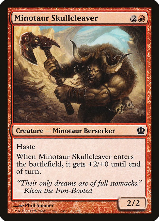 Minotaur Skullcleaver [Theros] | Play N Trade Winnipeg