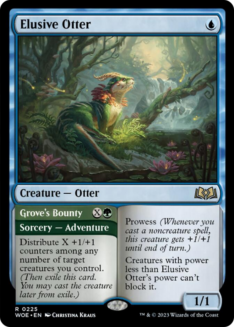 Elusive Otter // Grove's Bounty [Wilds of Eldraine] | Play N Trade Winnipeg