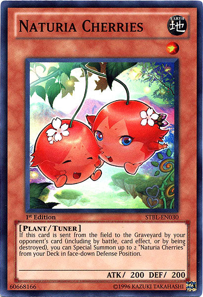 Naturia Cherries [STBL-EN030] Super Rare | Play N Trade Winnipeg