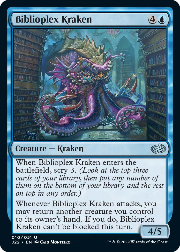 Biblioplex Kraken [Jumpstart 2022] | Play N Trade Winnipeg