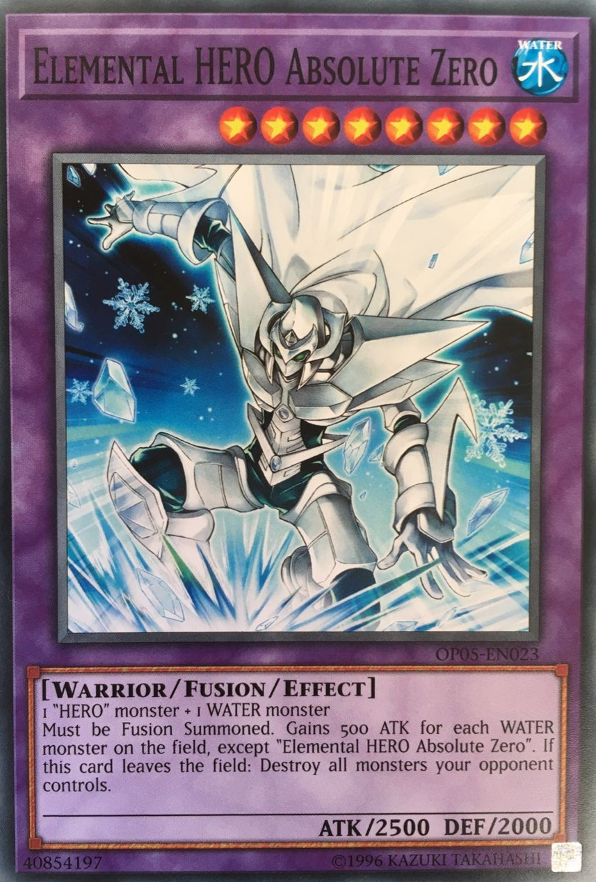 Elemental HERO Absolute Zero [OP05-EN023] Common | Play N Trade Winnipeg