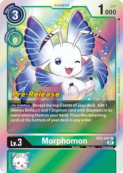 Morphomon [BT6-047] [Double Diamond Pre-Release Cards] | Play N Trade Winnipeg