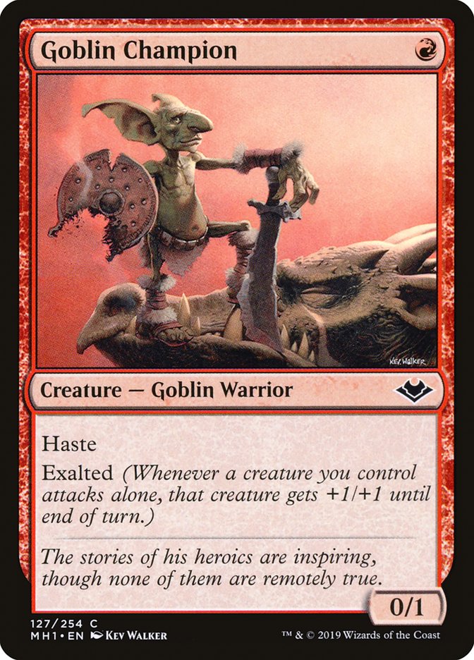 Goblin Champion [Modern Horizons] | Play N Trade Winnipeg