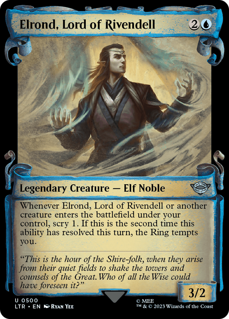 Elrond, Lord of Rivendell [The Lord of the Rings: Tales of Middle-Earth Showcase Scrolls] | Play N Trade Winnipeg