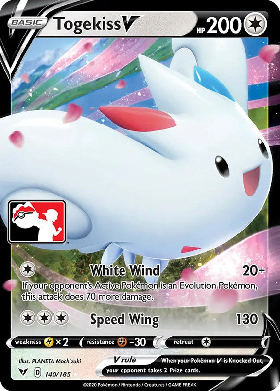 Togekiss V (140/185) [Prize Pack Series One] | Play N Trade Winnipeg