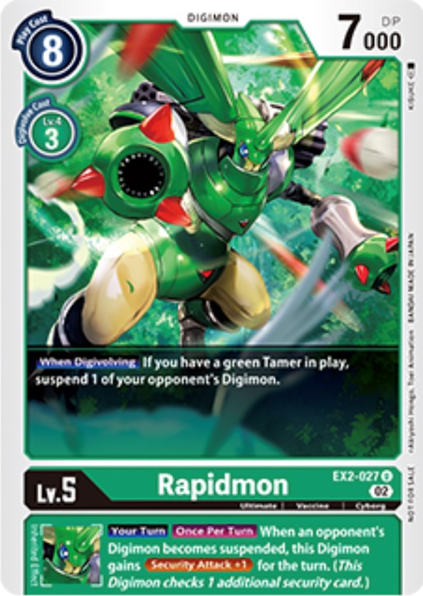 Rapidmon [EX2-027] (Tamer Party Vol. 6 Promo) [Digital Hazard Promos] | Play N Trade Winnipeg