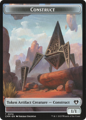 Thopter // Construct (0074) Double-Sided Token [Commander Masters Tokens] | Play N Trade Winnipeg