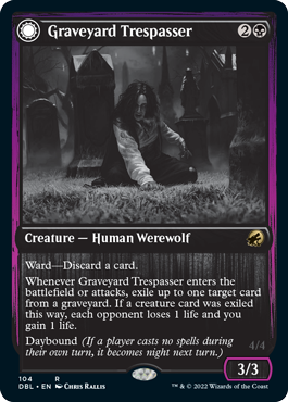 Graveyard Trespasser // Graveyard Glutton [Innistrad: Double Feature] | Play N Trade Winnipeg