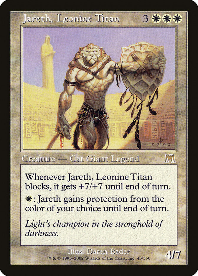 Jareth, Leonine Titan [Onslaught] | Play N Trade Winnipeg