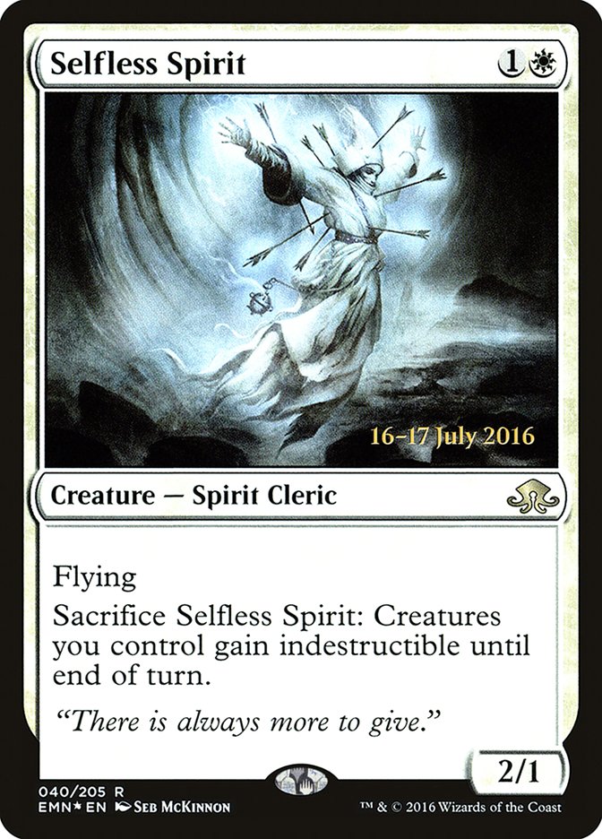 Selfless Spirit  [Eldritch Moon Prerelease Promos] | Play N Trade Winnipeg