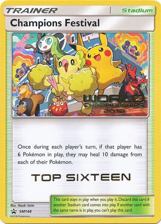 Champions Festival(SM148) (2018 Top Sixteen) [Sun & Moon: Black Star Promos] | Play N Trade Winnipeg